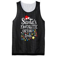 Christmas Orthopedic Technician Santa's Favorite Ortho Tech  Mesh Reversible Basketball Jersey Tank