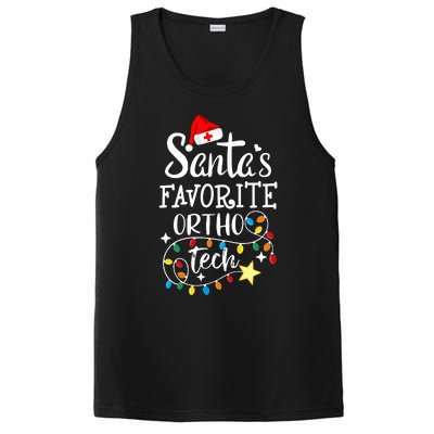 Christmas Orthopedic Technician Santa's Favorite Ortho Tech  PosiCharge Competitor Tank