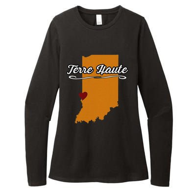 City Of Terre Haute Indiana Novelty Merch Gift Womens CVC Long Sleeve Shirt