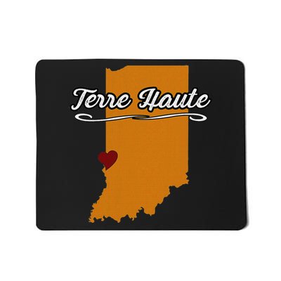 City Of Terre Haute Indiana Novelty Merch Gift Mousepad