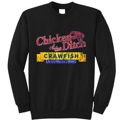 Chicken Of The Ditch Crawfishcrawfish Boil Sweatshirt