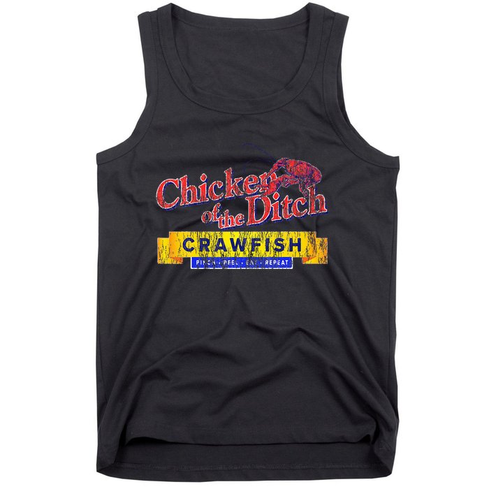 Chicken Of The Ditch Crawfishcrawfish Boil Tank Top