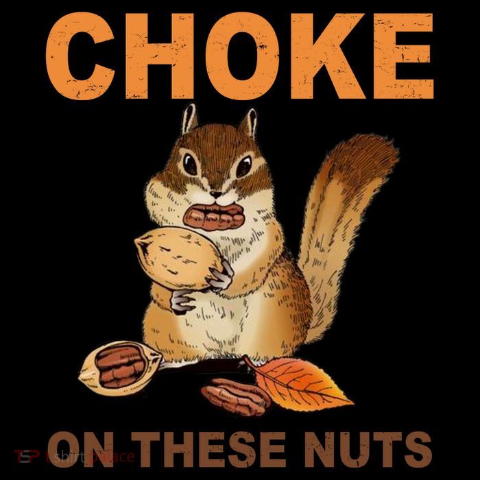 Choke On These Nuts Funny Sarcastic Humor Chipmunk Toddler Sweatshirt