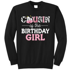 Cousin of The Birthday Cow Family Cow Farm Matching Sweatshirt