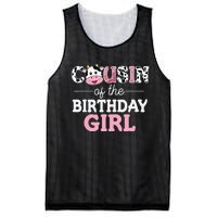 Cousin of The Birthday Cow Family Cow Farm Matching Mesh Reversible Basketball Jersey Tank