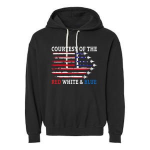 Courtesy Of The Red White And Blue Garment-Dyed Fleece Hoodie