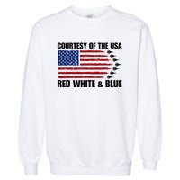 Courtesy Of The Usa Red White And Blue Garment-Dyed Sweatshirt