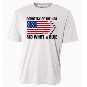 Courtesy Of The Usa Red White And Blue Cooling Performance Crew T-Shirt