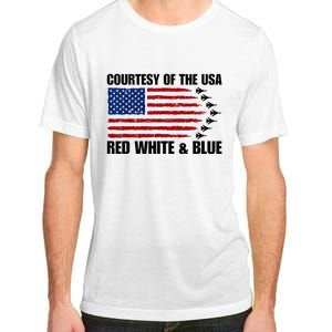 Courtesy Of The Usa Red White And Blue Adult ChromaSoft Performance T-Shirt