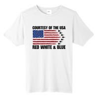 Courtesy Of The Usa Red White And Blue Tall Fusion ChromaSoft Performance T-Shirt