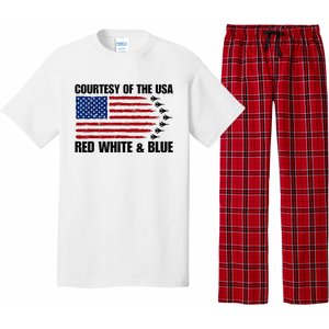 Courtesy Of The Usa Red White And Blue Pajama Set