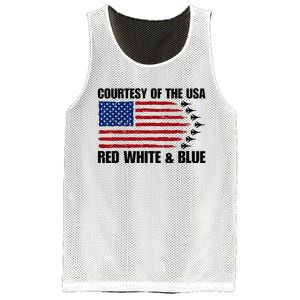 Courtesy Of The Usa Red White And Blue Mesh Reversible Basketball Jersey Tank