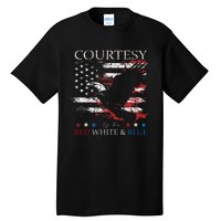 Courtesy Of The Usa Red White And Blue Tall T-Shirt