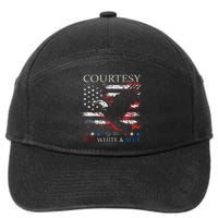 Courtesy Of The Usa Red White And Blue 7-Panel Snapback Hat