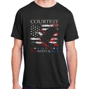 Courtesy Of The Usa Red White And Blue Adult ChromaSoft Performance T-Shirt