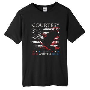 Courtesy Of The Usa Red White And Blue Tall Fusion ChromaSoft Performance T-Shirt