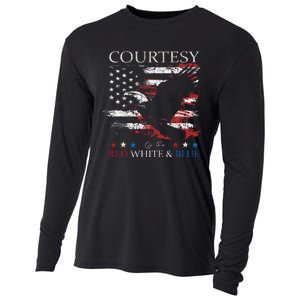 Courtesy Of The Usa Red White And Blue Cooling Performance Long Sleeve Crew