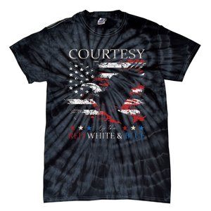 Courtesy Of The Usa Red White And Blue Tie-Dye T-Shirt