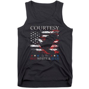 Courtesy Of The Usa Red White And Blue Tank Top