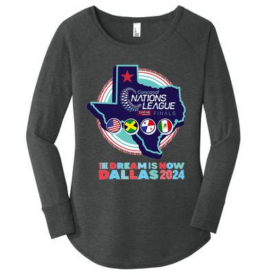 Champions Of The Concacaf Nations League Finals Women's Perfect Tri Tunic Long Sleeve Shirt