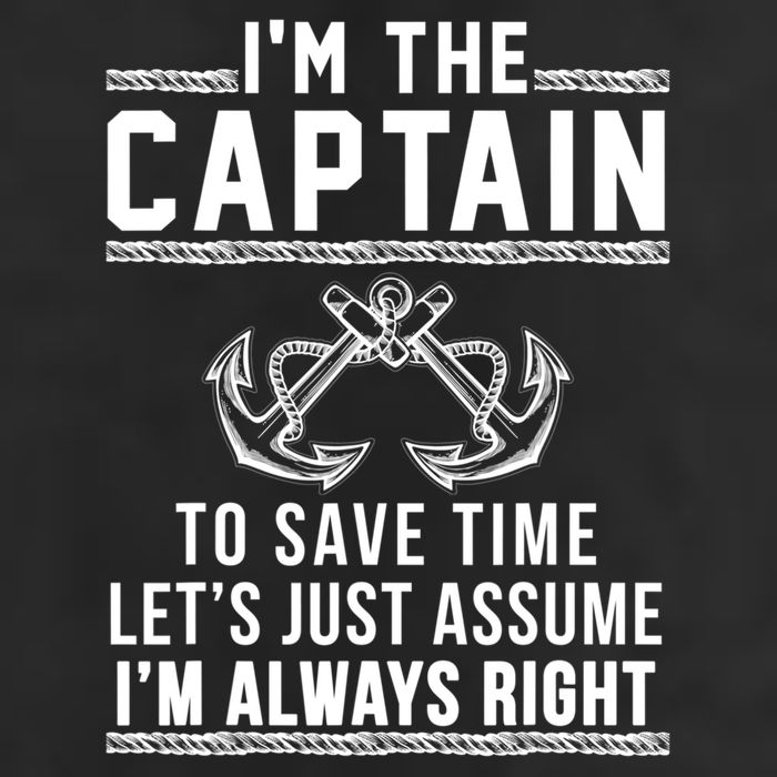 Captain Of The Boat Gift Great Gift 7 Panel Mesh Trucker Snapback Hat