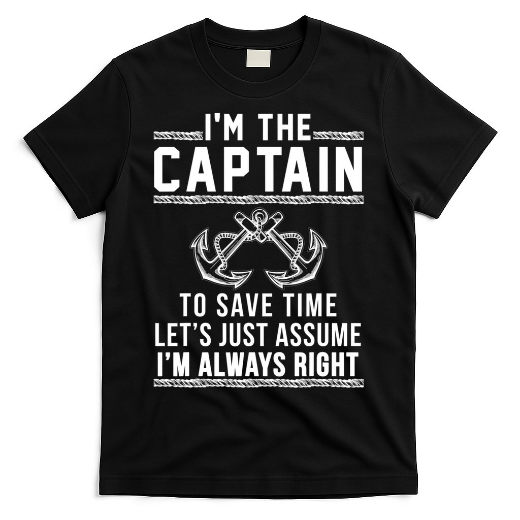 Captain Of The Boat Gift Great Gift T-Shirt