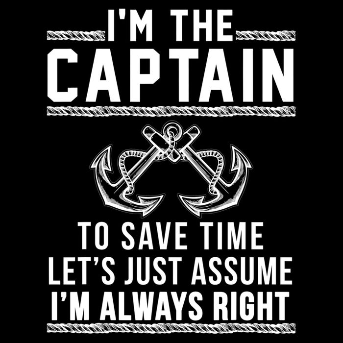 Captain Of The Boat Gift Great Gift 16 in Basic Backpack