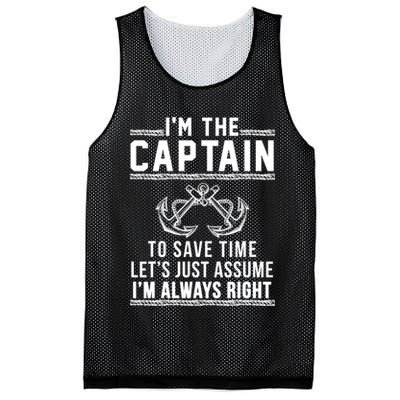 Captain Of The Boat Gift Great Gift Mesh Reversible Basketball Jersey Tank