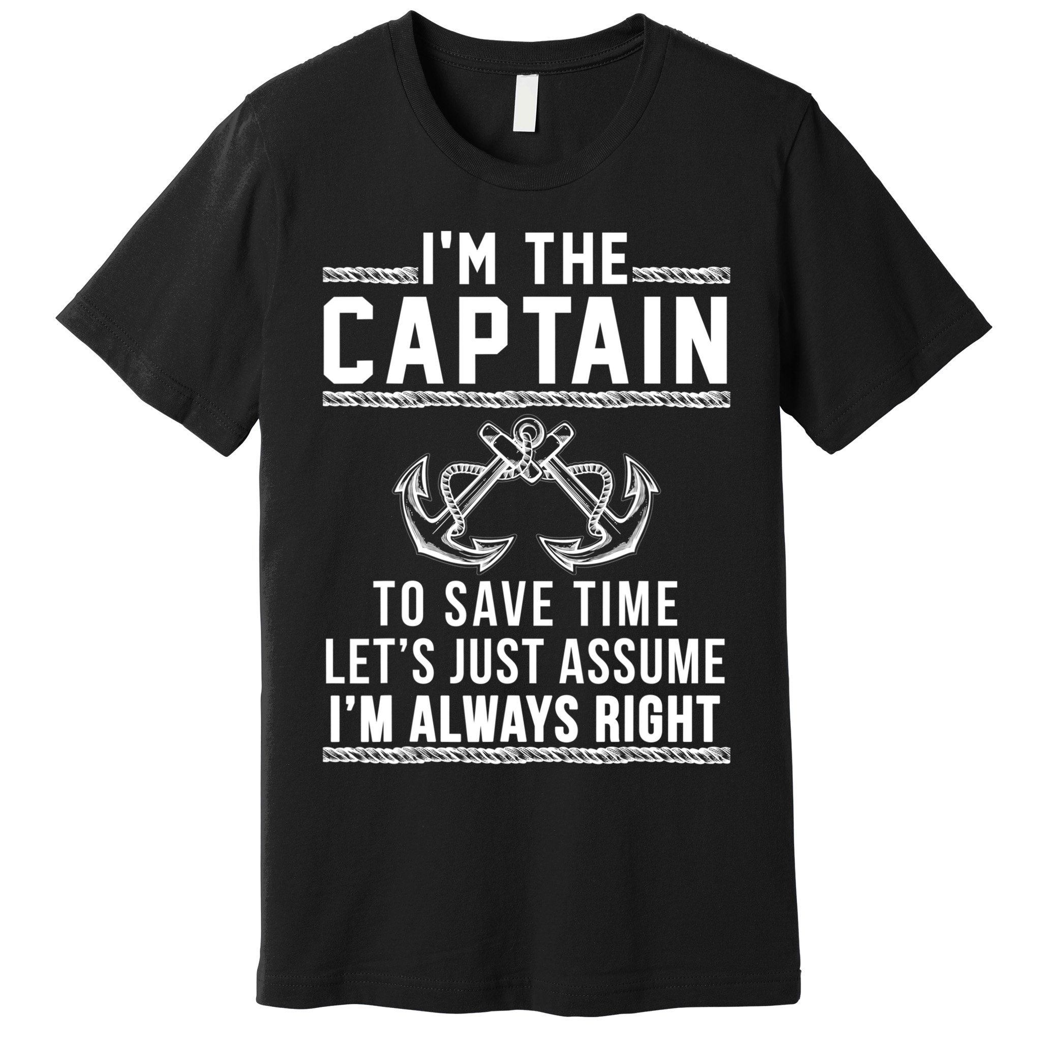 Captain Of The Boat Gift Great Gift Premium T-Shirt