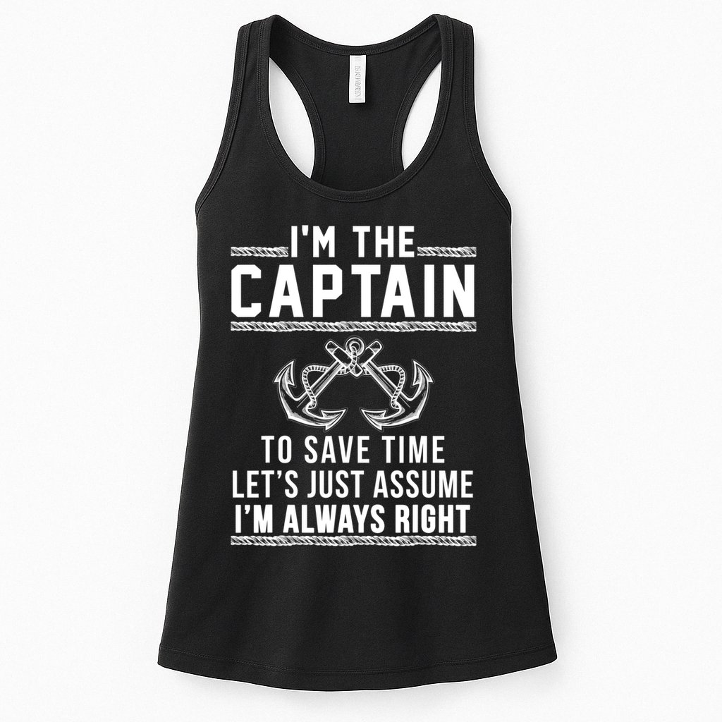 Captain Of The Boat Gift Great Gift Womens Tank Top