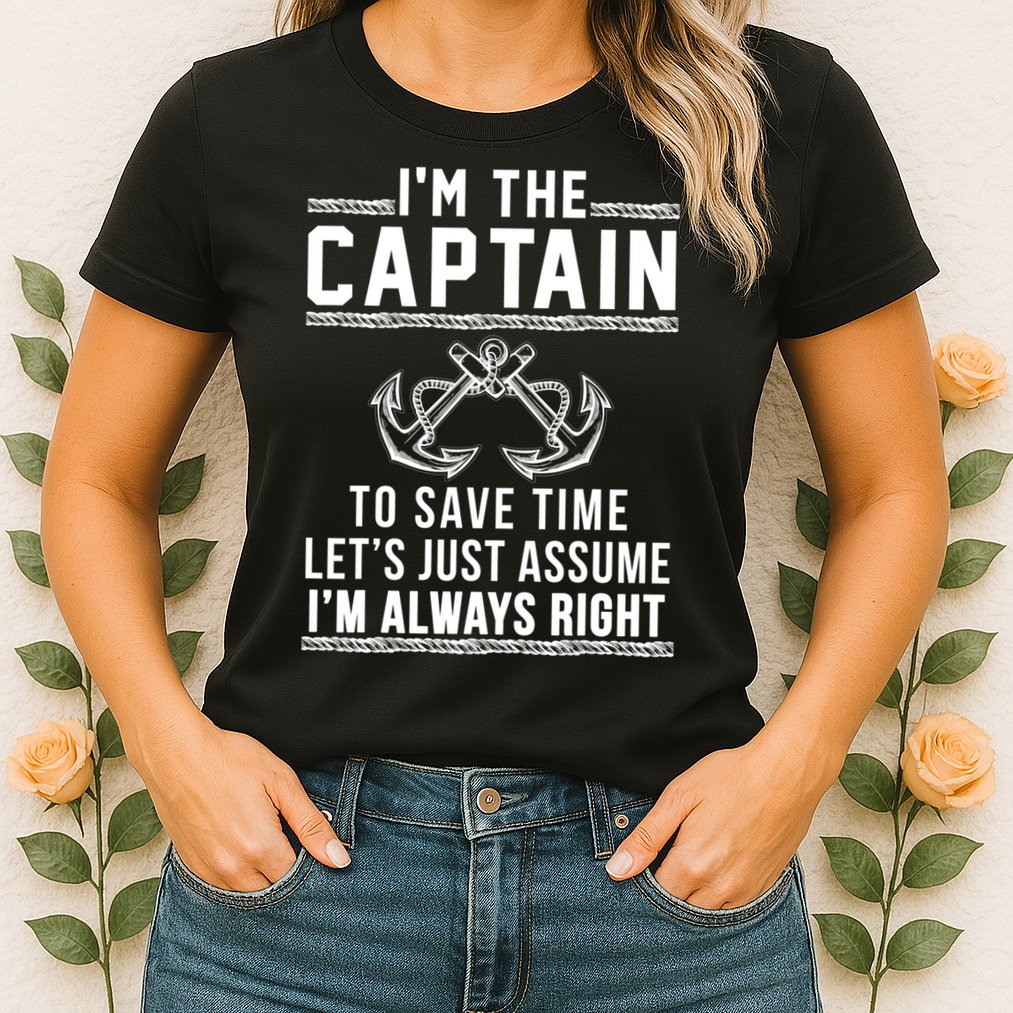 Captain Of The Boat Gift Great Gift Womens T-Shirt