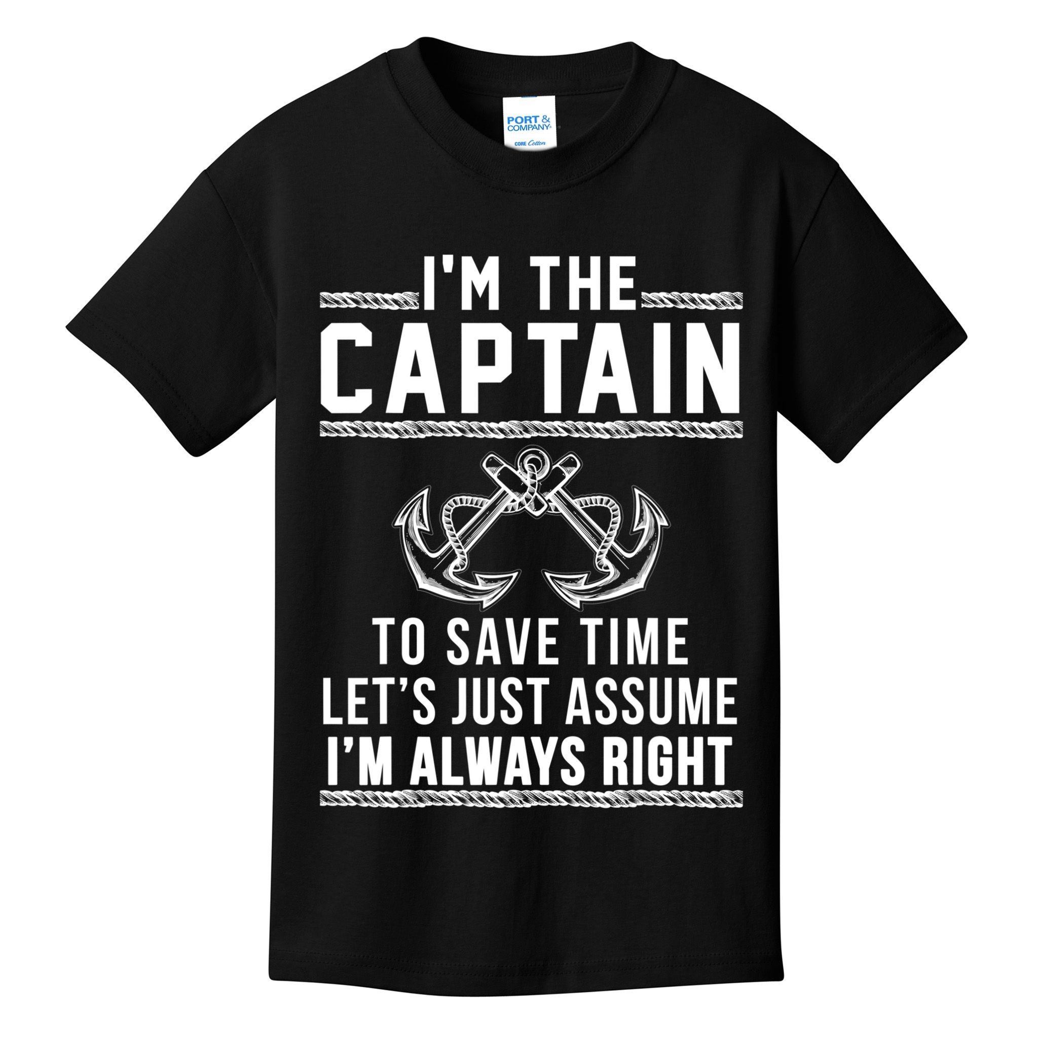 Captain Of The Boat Gift Great Gift Kids T-Shirt