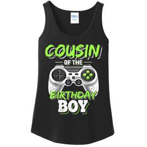 Cousin Of The Birthday Boy Matching Video Game Birthday Gift Ladies Essential Tank