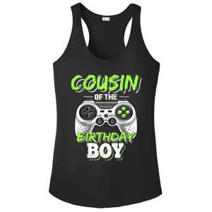 Cousin Of The Birthday Boy Matching Video Game Birthday Gift Ladies PosiCharge Competitor Racerback Tank