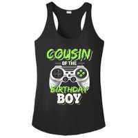 Cousin Of The Birthday Boy Matching Video Game Birthday Gift Ladies PosiCharge Competitor Racerback Tank