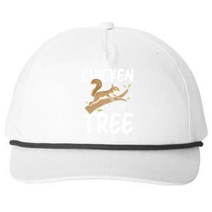 Chicken Of The Tree Squirrel Fun Gift Snapback Five-Panel Rope Hat