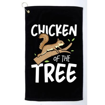 Chicken Of The Tree Squirrel Fun Gift Golf Towel