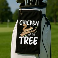 Chicken Of The Tree Squirrel Fun Gift Golf Towel
