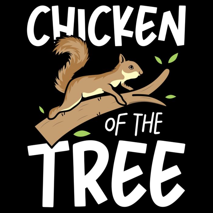 Chicken Of The Tree Squirrel Fun Gift Crop Top