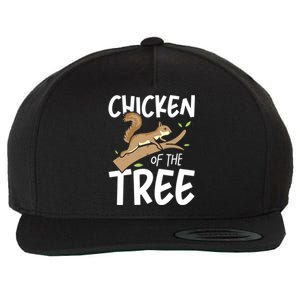 Chicken Of The Tree Squirrel Fun Gift Wool Snapback Cap