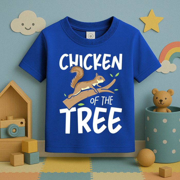 Chicken Of The Tree Squirrel Fun Gift Toddler T-Shirt