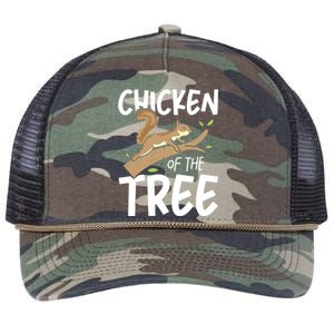 Chicken Of The Tree Squirrel Fun Gift Retro Rope Trucker Hat Cap