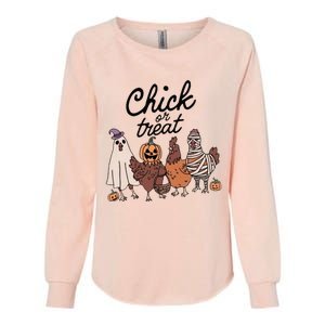 Chick Or Treat Womens California Wash Sweatshirt