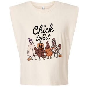 Chick Or Treat Garment-Dyed Women's Muscle Tee