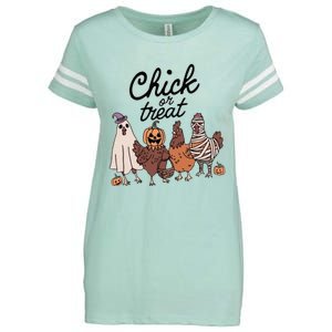 Chick Or Treat Enza Ladies Jersey Football T-Shirt