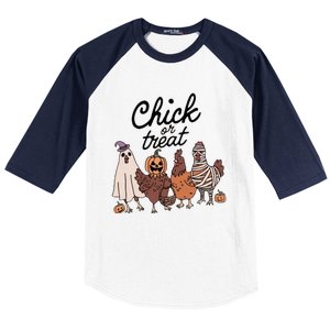 Chick Or Treat Baseball Sleeve Shirt