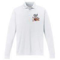 Chick Or Treat Performance Long Sleeve Polo