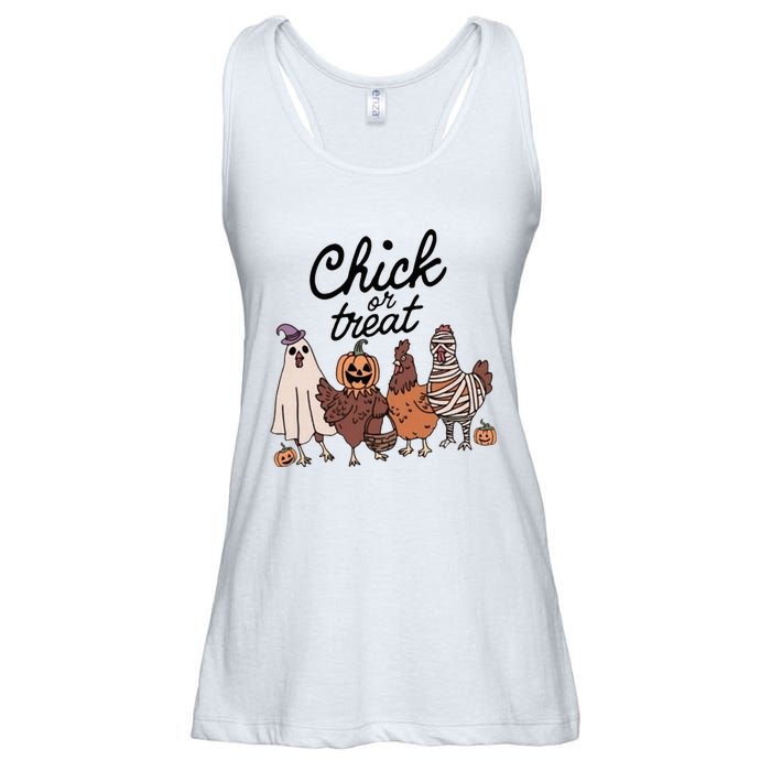 Chick Or Treat Ladies Essential Flowy Tank