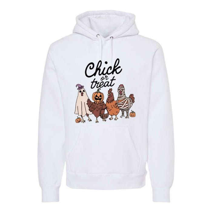 Chick Or Treat Premium Hoodie