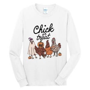 Chick Or Treat Tall Long Sleeve T-Shirt